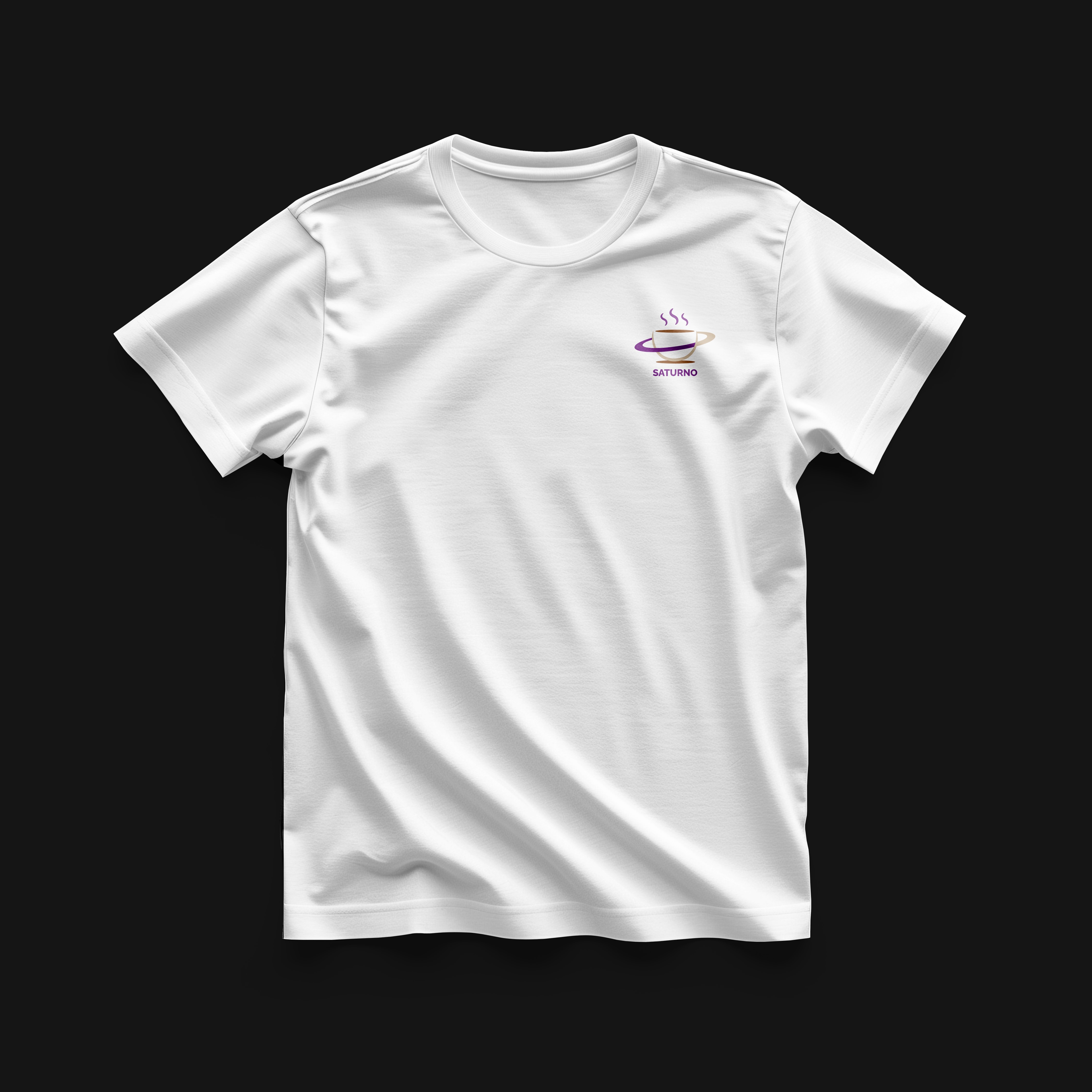 Remera Logo White